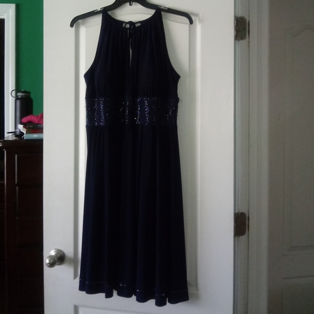 Blue dress